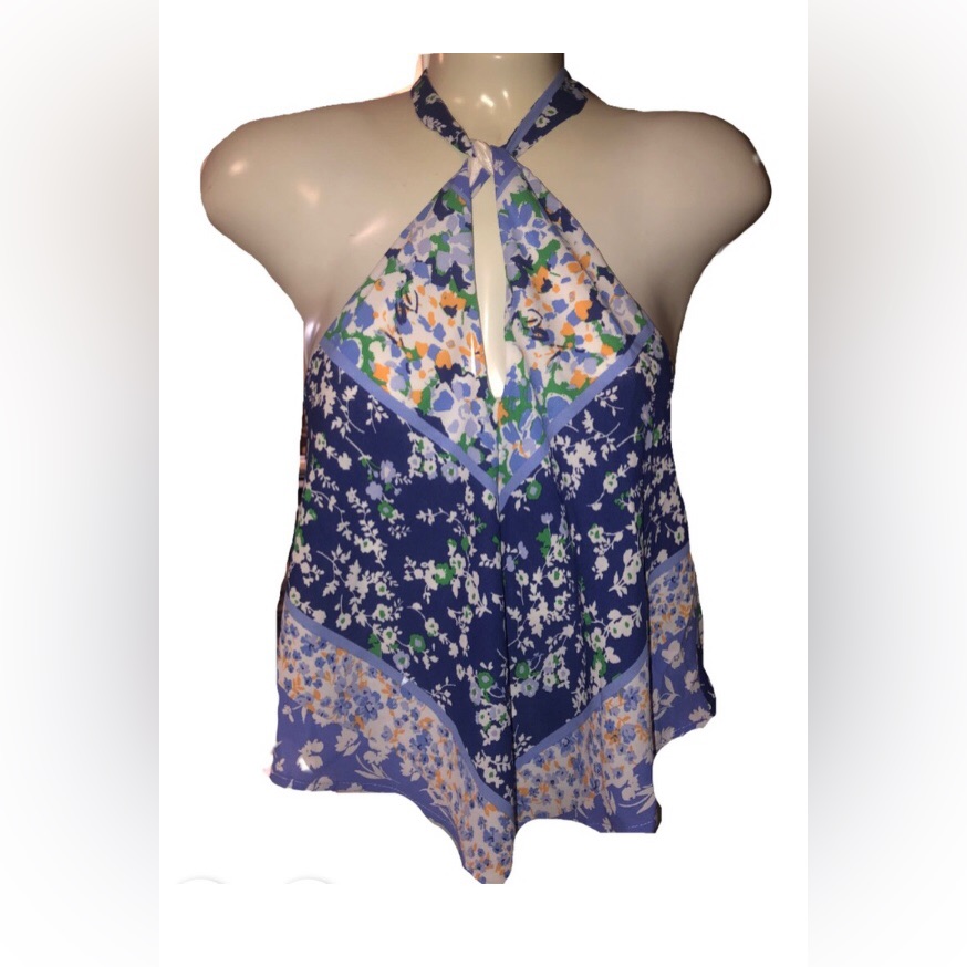 Sienna Sky Nwt Halter Top Patchwork Pattern